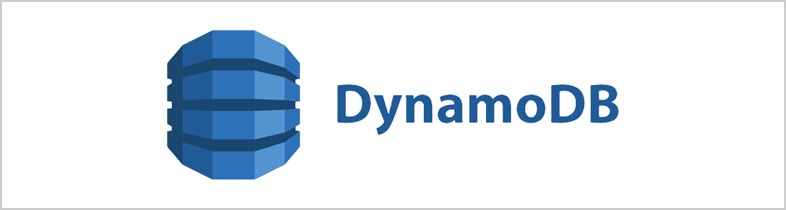 DynamoDB logo with blue hexagonal icon.