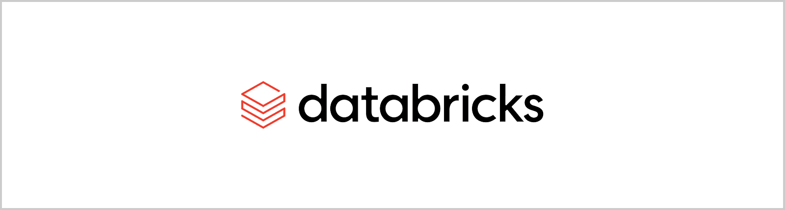 Databricks logo with red stacked icon.